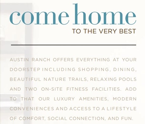 Austin Ranch Brochure Icon